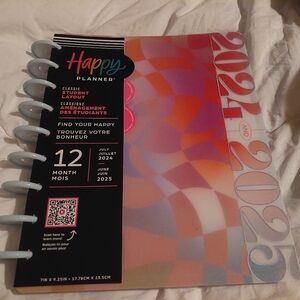 Happy Planner 2024-2025 12-Month Student Layout Classic Size